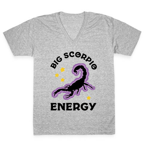 Big Scorpio Energy V-Neck Tee Shirt