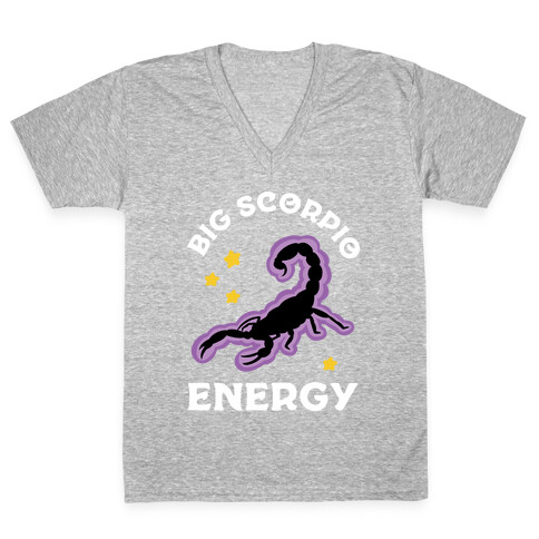 Big Scorpio Energy V-Neck Tee Shirt