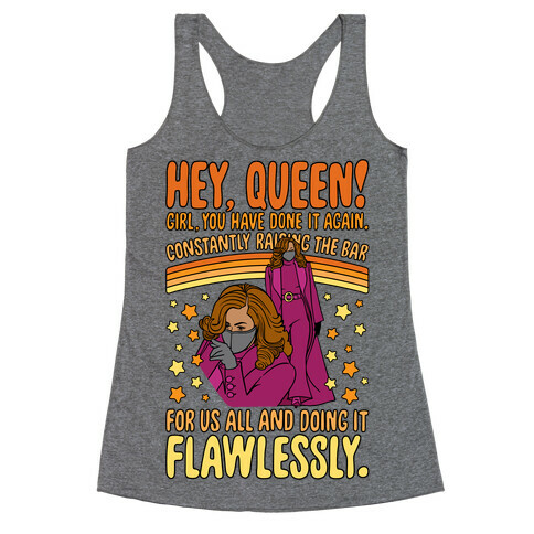 Hey Queen Michelle Obama Inauguration Racerback Tank Top