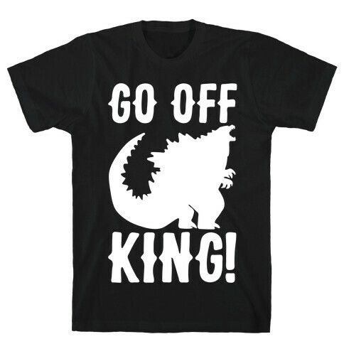 Go Off King White Print T-Shirt