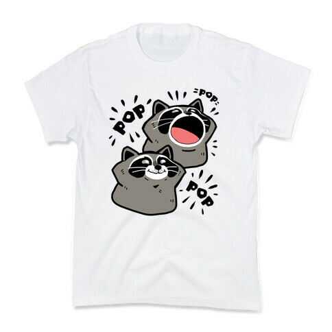 Pop Raccoon Kids T-Shirt