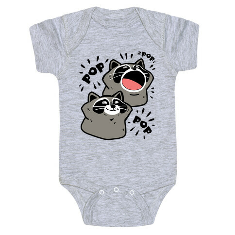 Pop Raccoon Baby One-Piece