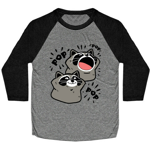 Pop Raccoon Baseball Tee