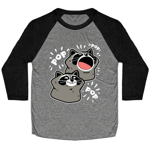 Pop Raccoon Baseball Tee