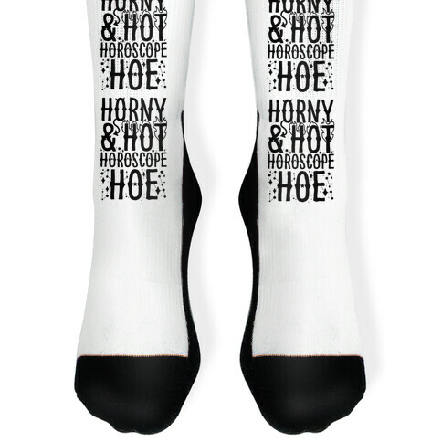 Horny & Hot Horoscope Hoe Sock