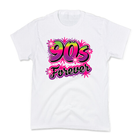 Airbrush 90s Forever  Kids T-Shirt