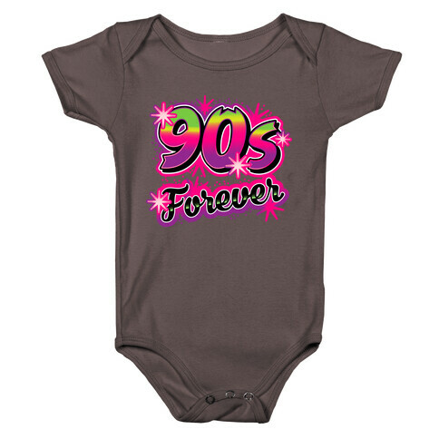 Airbrush 90s Forever  Baby One-Piece