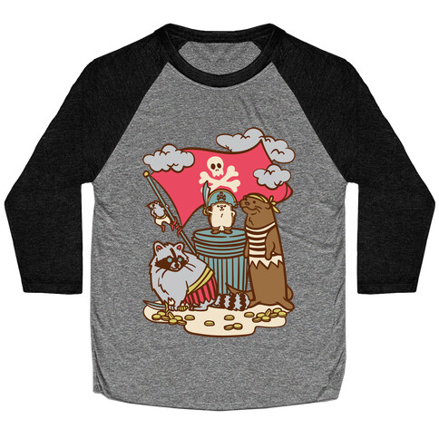 Captain Hedgie's Salty Crew Baseball Tee