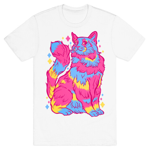 Pansexual Pride Cat T-Shirt