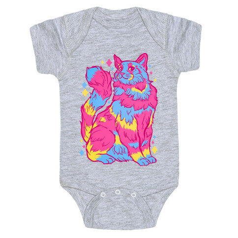 Pansexual Pride Cat Baby One-Piece