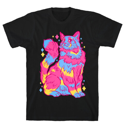 Pansexual Pride Cat T-Shirt