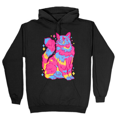 Pansexual Pride Cat Hooded Sweatshirt