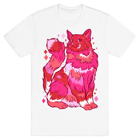 Lesbian Pride Cat T-Shirt