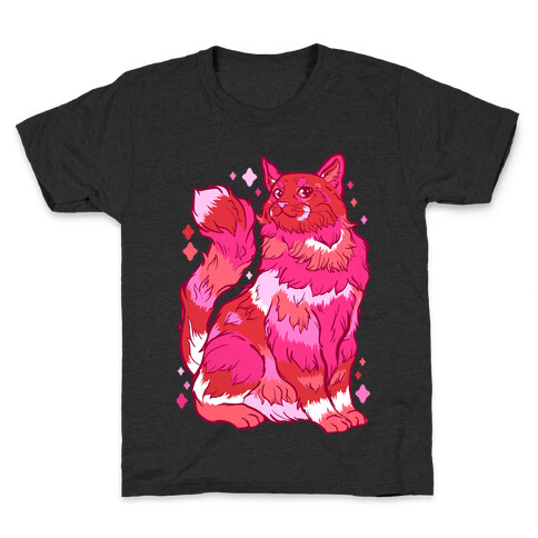 Lesbian Pride Cat Kids T-Shirt