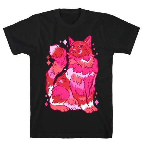 Lesbian Pride Cat T-Shirt