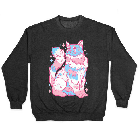 Transgender Pride Cat Pullover