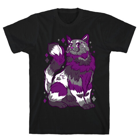 Asexual Pride Cat T-Shirt