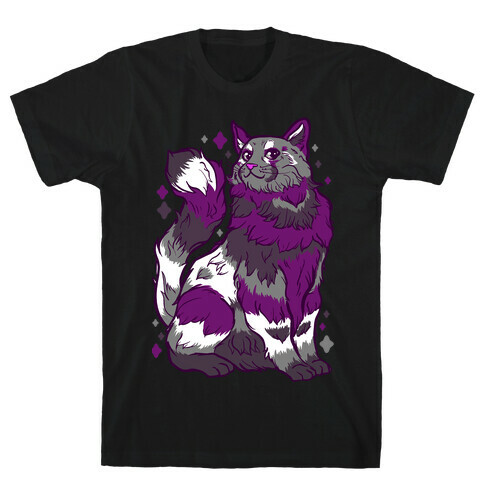 Asexual Pride Cat T-Shirt