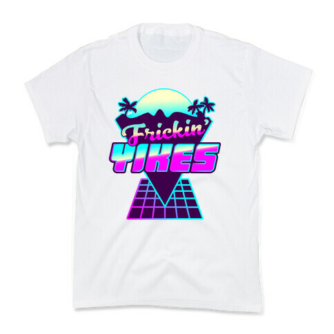 Frickin' YIKES Retro Wave Kids T-Shirt