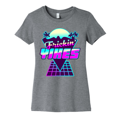 Frickin' YIKES Retro Wave Womens T-Shirt