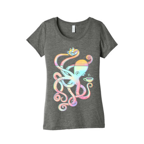 Tea Shanty Kraken Womens T-Shirt