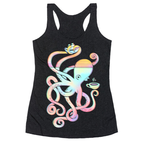 Tea Shanty Kraken Racerback Tank Top