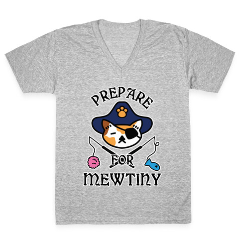 Prepare for Mewtiny V-Neck Tee Shirt