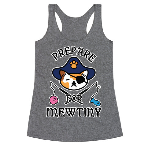 Prepare for Mewtiny Racerback Tank Top