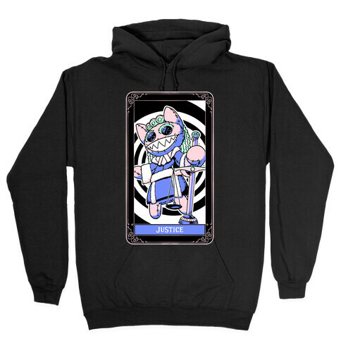 Creepy Cute Tarots: Justice Hooded Sweatshirt