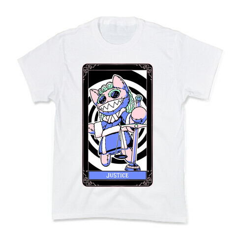 Creepy Cute Tarots: Justice Kids T-Shirt