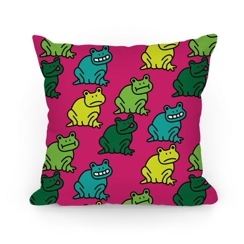 Froggie Booty Pattern Pillow
