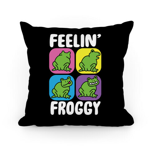 Feelin' Froggy Pillow
