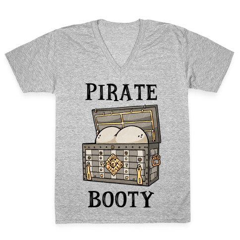 Pirate Booty V-Neck Tee Shirt