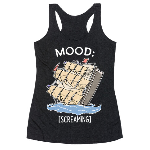 Stuck On A Sinking Ship Racerback Tank Top