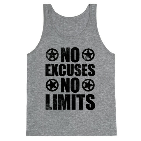 No Excuses No Limits Tank Top