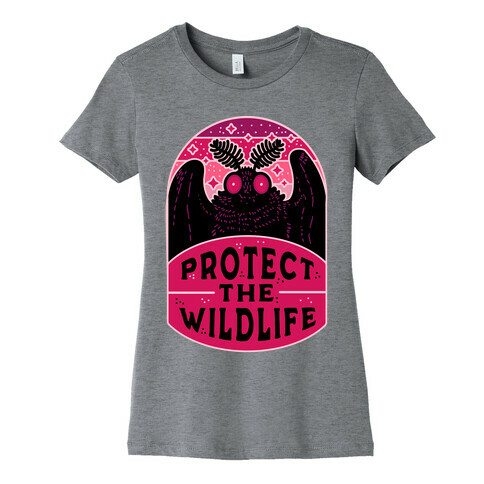 Protect the Wildlife (Mothman) Womens T-Shirt