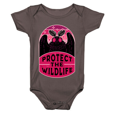 Protect the Wildlife (Mothman) Baby One-Piece
