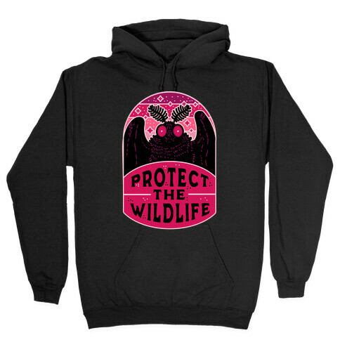 Protect the Wildlife (Mothman) Hooded Sweatshirt