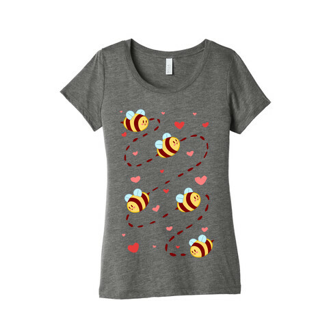 Love Trailing Bees Womens T-Shirt