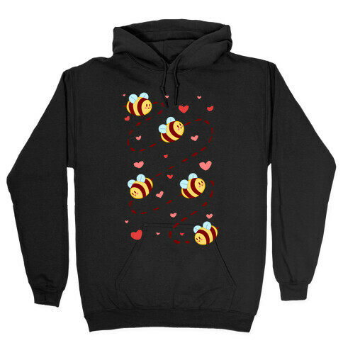 Love Trailing Bees Hooded Sweatshirt