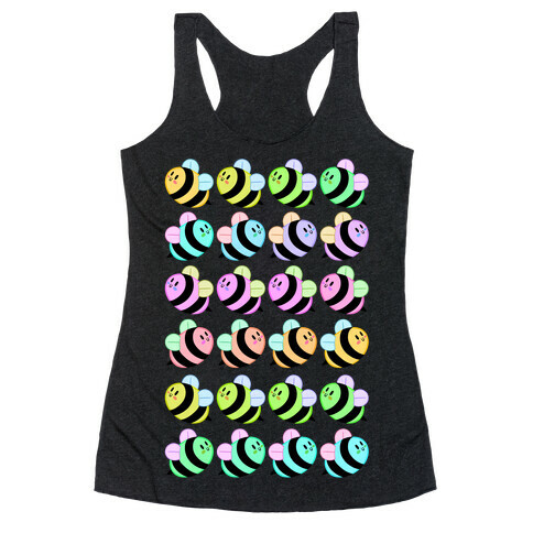 Color Pop Bees Racerback Tank Top