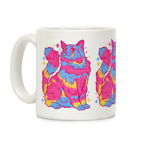 Pansexual Pride Cat Coffee Mug