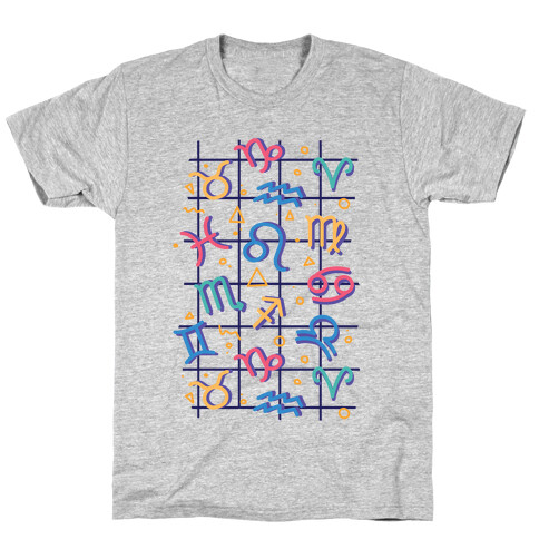 90's Zodiac Pattern T-Shirt