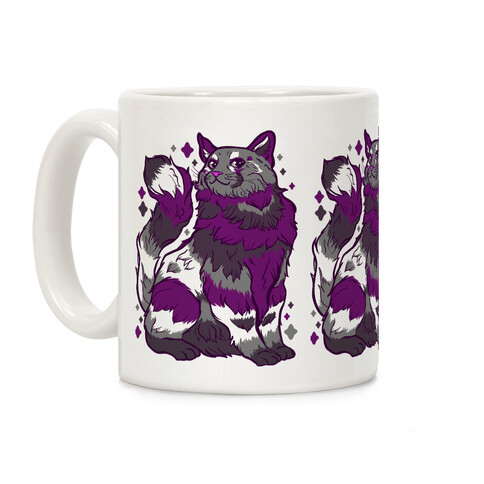 Asexual Pride Cat Coffee Mug