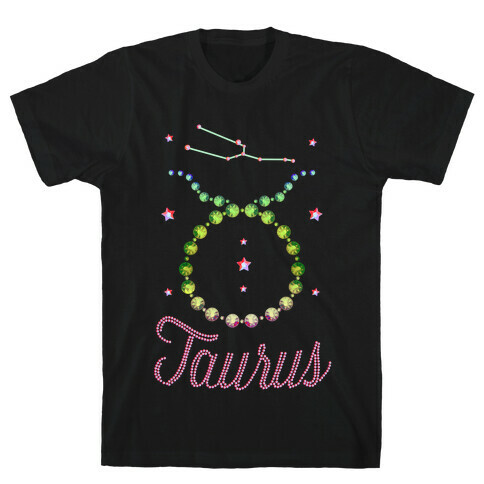 90's BeDazzle Zodiacs: Taurus T-Shirt