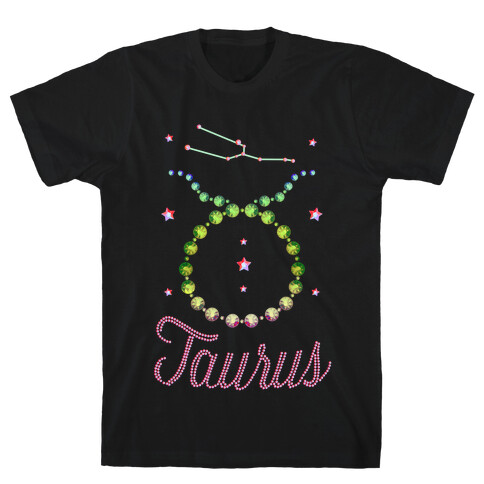 90's BeDazzle Zodiacs: Taurus T-Shirt