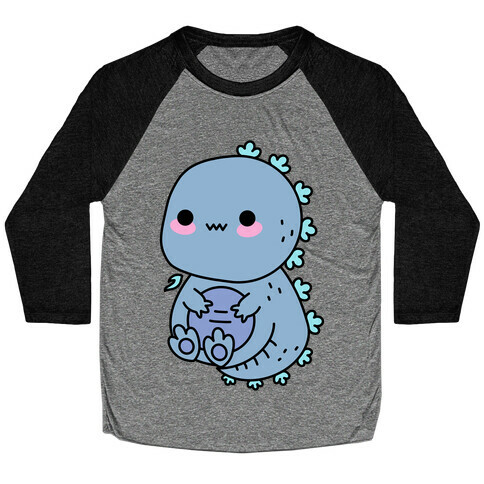 Kawaii Kaiju Godzilla Baseball Tee