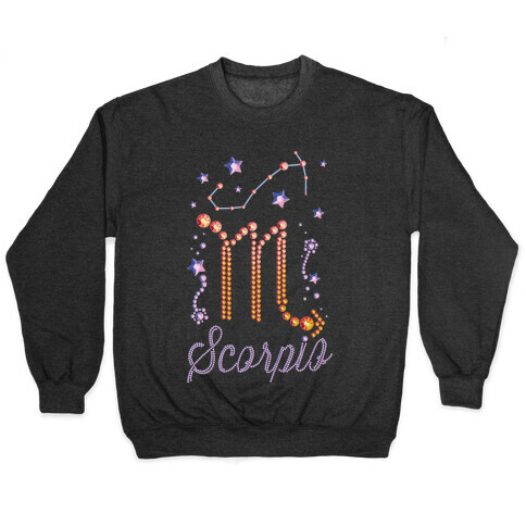 90's BeDazzle Zodiacs: Scorpio Pullover