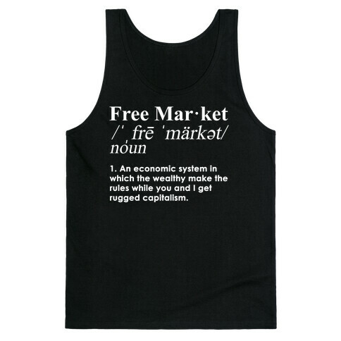 Free Market Definition Tank Top