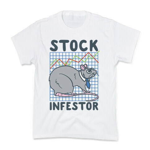 Stock Infestor Parody Kids T-Shirt